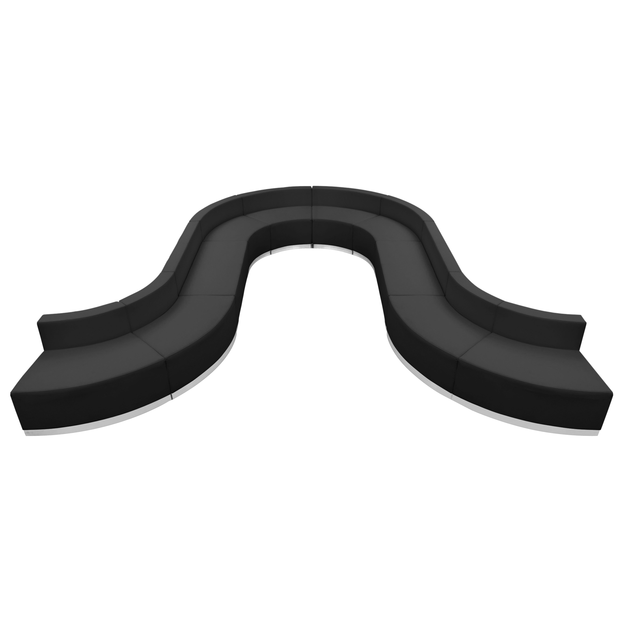 Flash Furniture, 10 PC Black LeatherSoft Reception Configuration, Included (qty.) 10 Model# ZB803450SBK